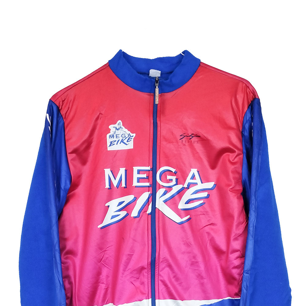 VIN-SW-33713 Vintage crazy φλις ζακέτα ποδηλατική unisex M