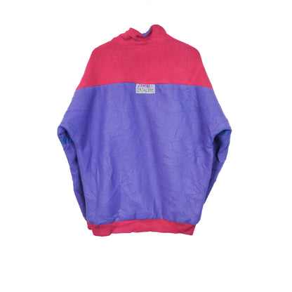 VIN-SW-33711 Vintage crazy φλις ζακέτα γυναικεία L