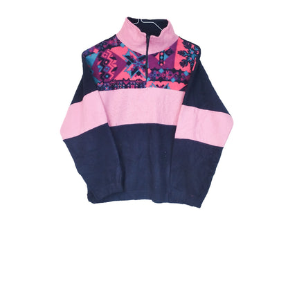 VIN-SW-33718 Vintage crazy φλις μπλούζα γυναικεία S