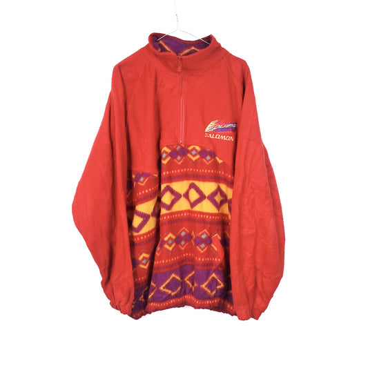 VIN-SW-33816 Vintage crazy φλις μπλούζα Salomon unisex XL