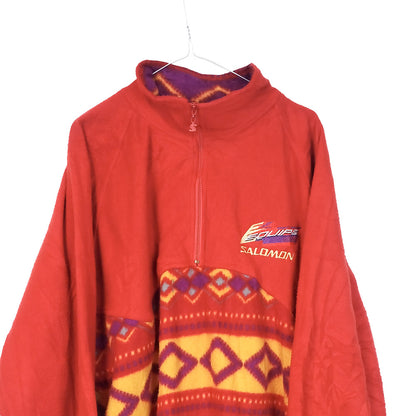 VIN-SW-33816 Vintage crazy φλις μπλούζα Salomon unisex XL