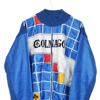 VIN-SW-34479 Vintage ποδηλατική ζακέτα unisex 90's style S-M