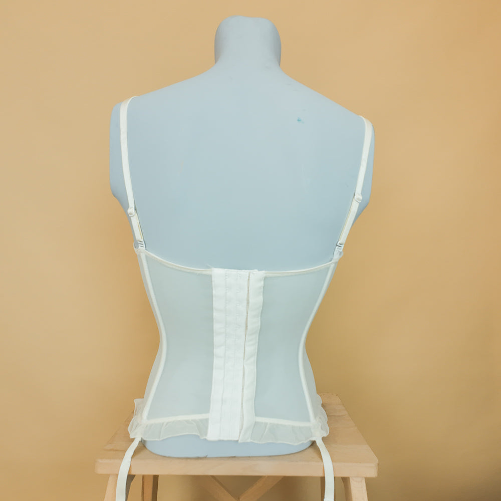 VIN-BLO-35719 Deadstock κορσές κρεμ Lovey 80C