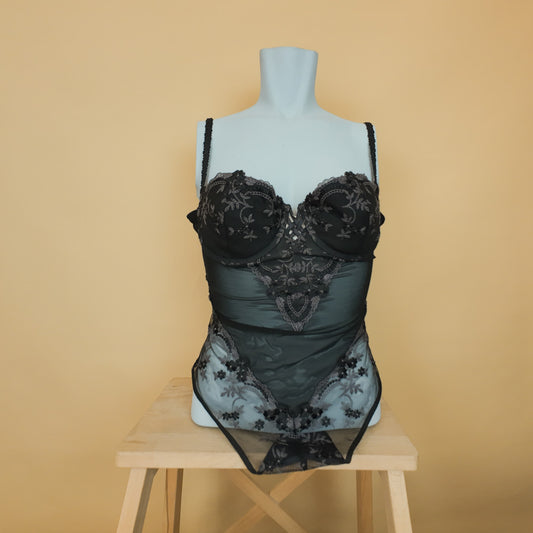 Deadstock κορμάκι μαύρο Miss Rosy