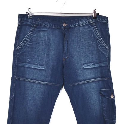 VIN-TR-35065 Vintage denim βερμούδα XL