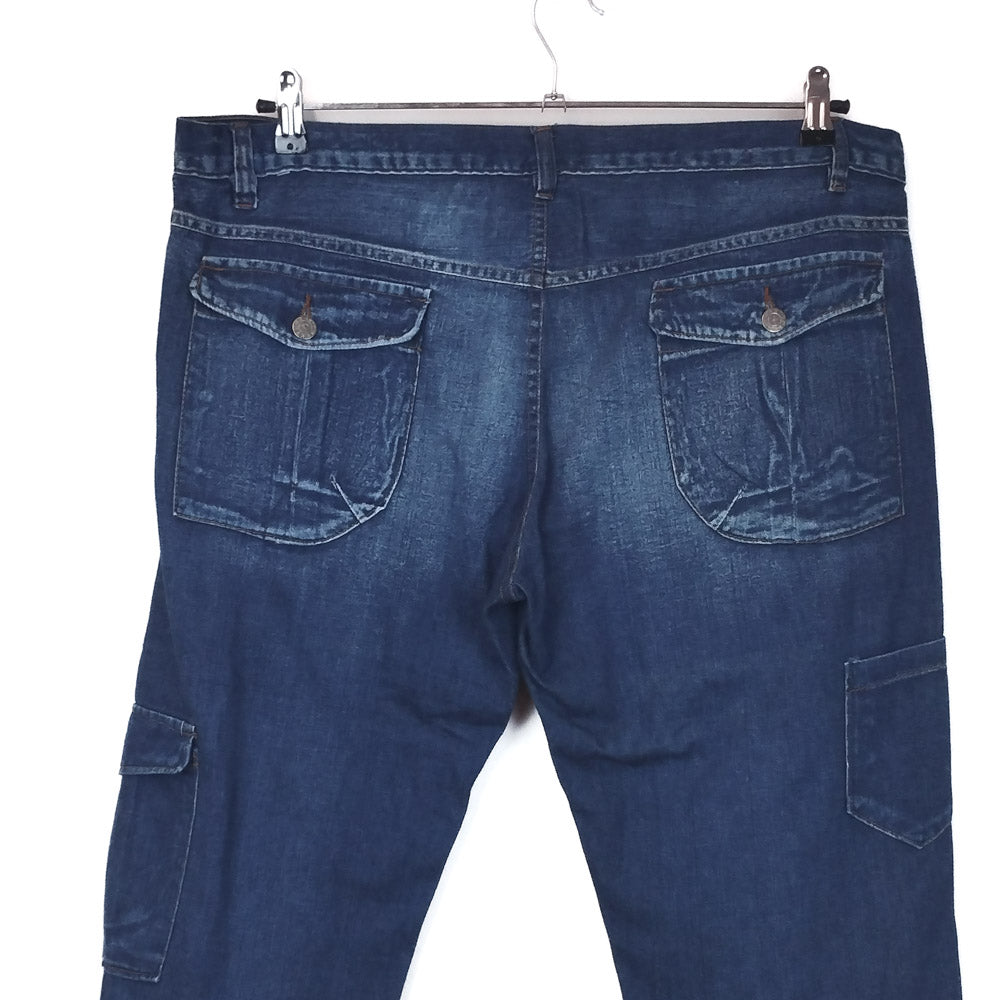 VIN-TR-35065 Vintage denim βερμούδα XL