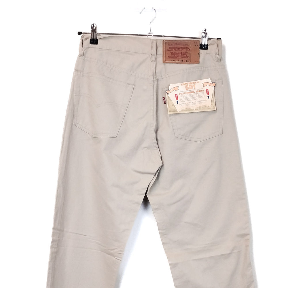VIN-TR-35099 Vintage denim παντελόνι Levi's 501 deadstock W34 L34