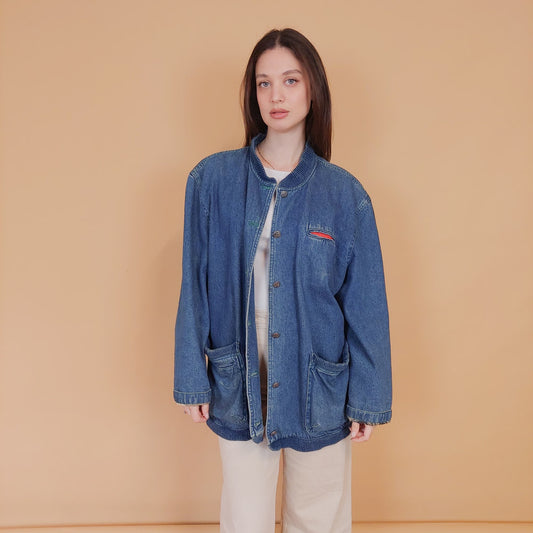 VIN-OUTW-34235 Vintage 90's style denim jacket M