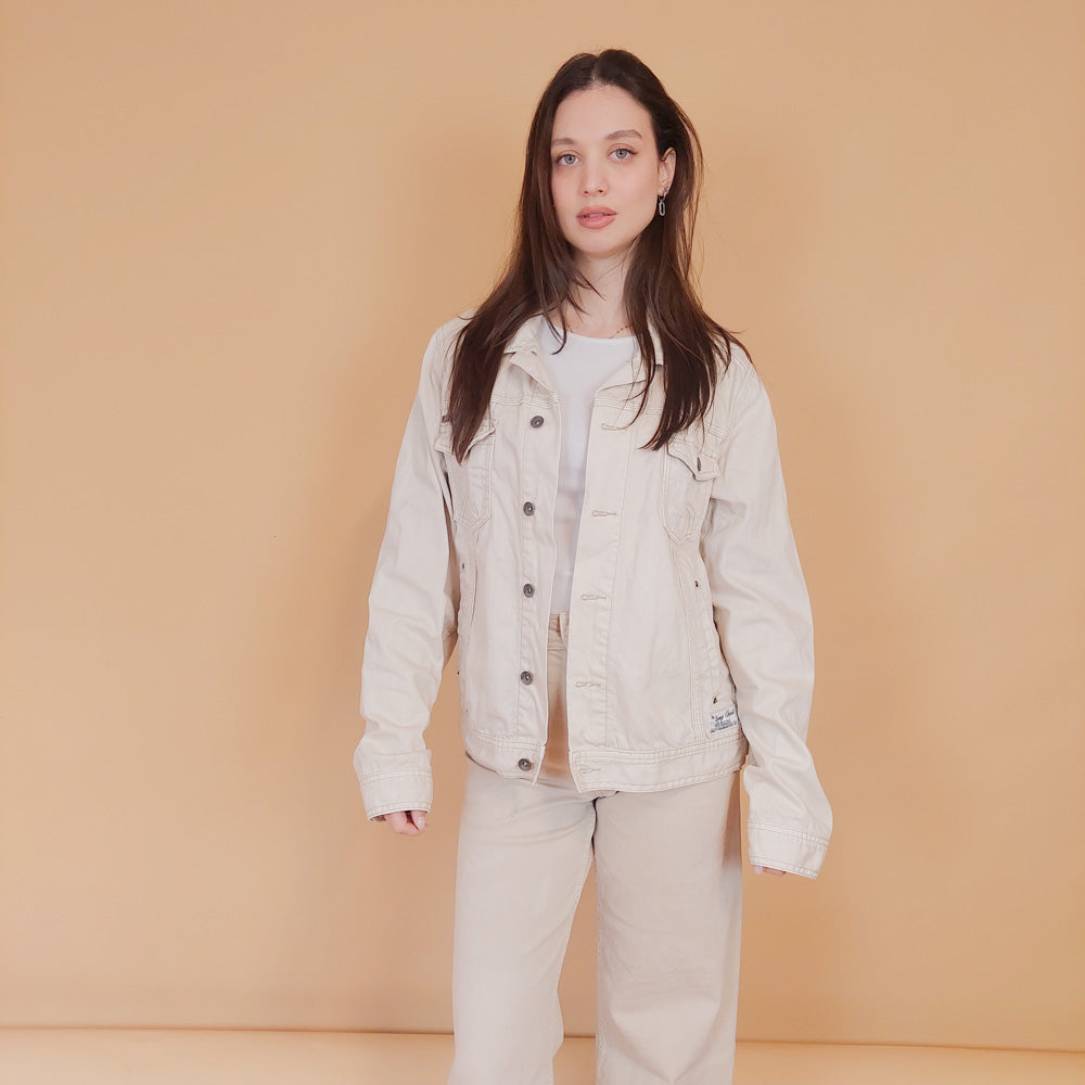 VIN-OUTW-34226 Vintage 90's style denim jacket M