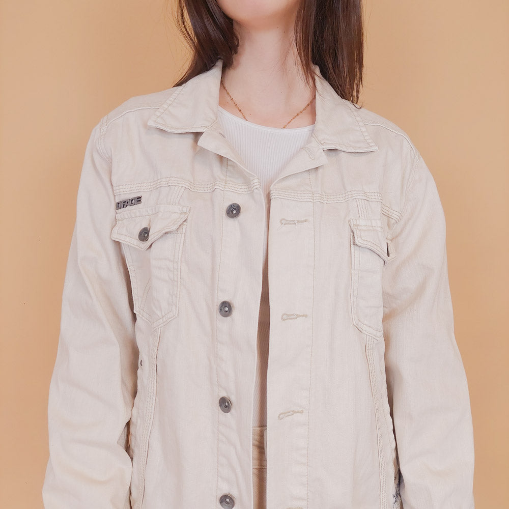 VIN-OUTW-34226 Vintage 90's style denim jacket M