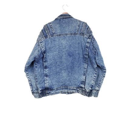 VIN-OUTW-33933 Vintage denim jacket με επένδυση L