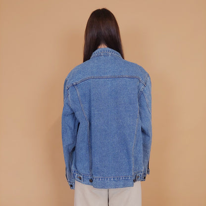 VIN-OUTW-34212 Vintage 90's style denim jacket L