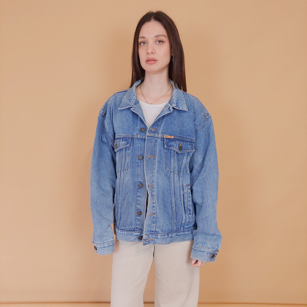 VIN-OUTW-34211 Vintage 90's style denim jacket L