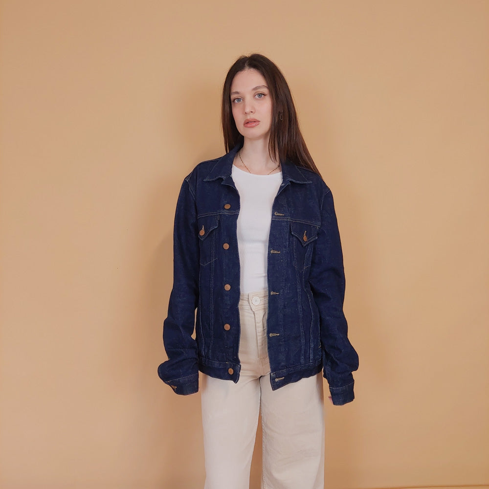 VIN-OUTW-34225 Vintage 90's style denim jacket M