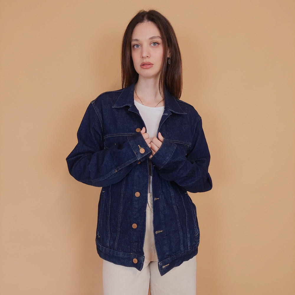 VIN-OUTW-34225 Vintage 90's style denim jacket M