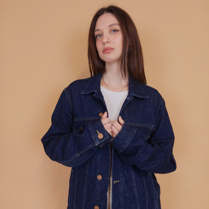 VIN-OUTW-34225 Vintage 90's style denim jacket M