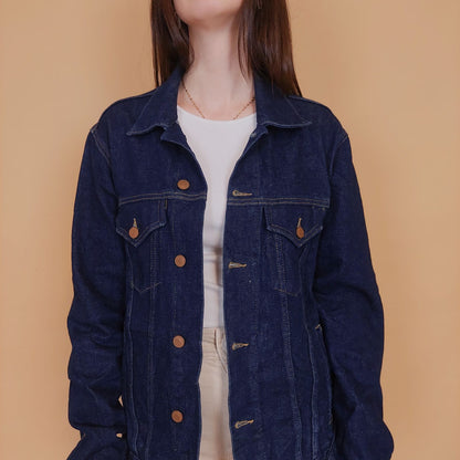 VIN-OUTW-34225 Vintage 90's style denim jacket M