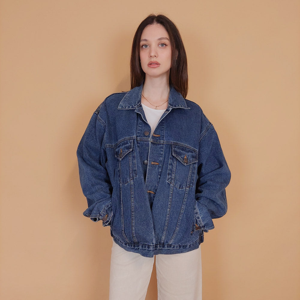 VIN-OUTW-34224 Vintage 90's style denim jacket XL