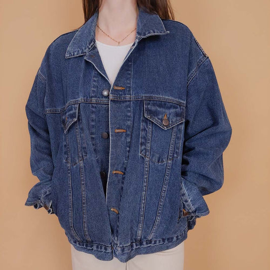 VIN-OUTW-34224 Vintage 90's style denim jacket XL