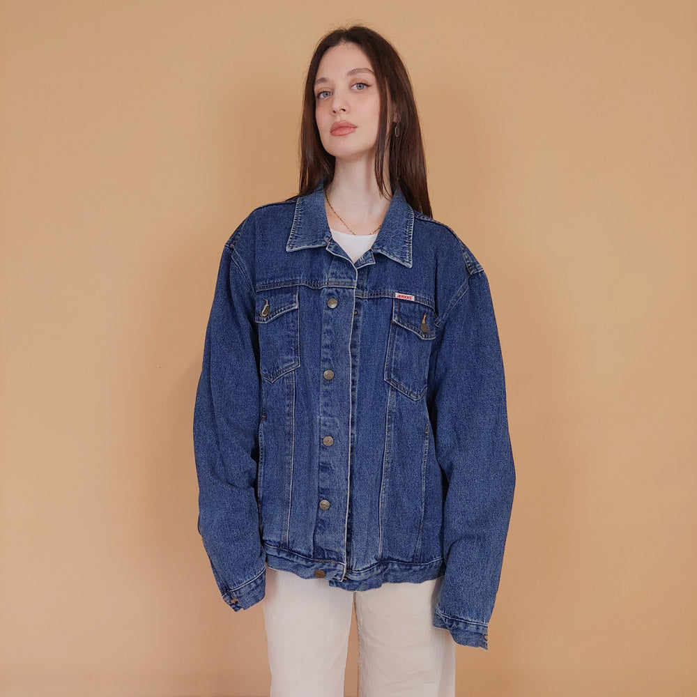 VIN-OUTW-34221 Vintage 90's style denim jacket L-XL