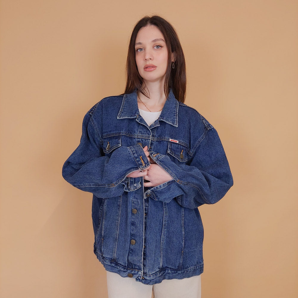VIN-OUTW-34221 Vintage 90's style denim jacket L-XL