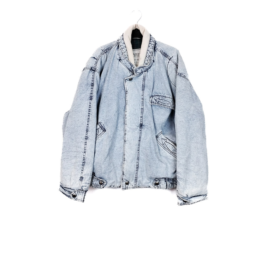VIN-OUTW-33934 Vintage denim jacket με επένδυση L
