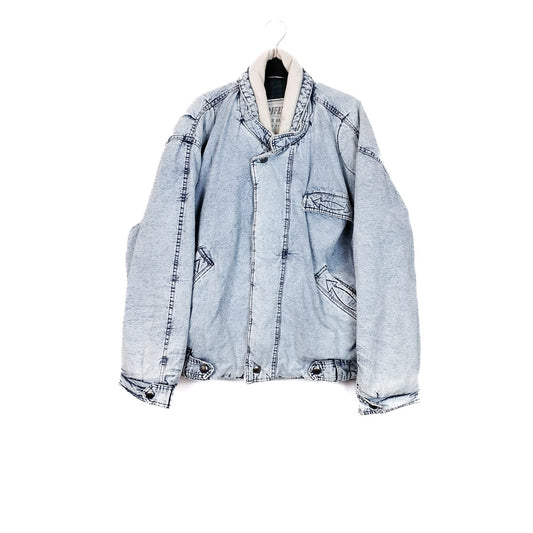 VIN-OUTW-33934 Vintage denim jacket με επένδυση L