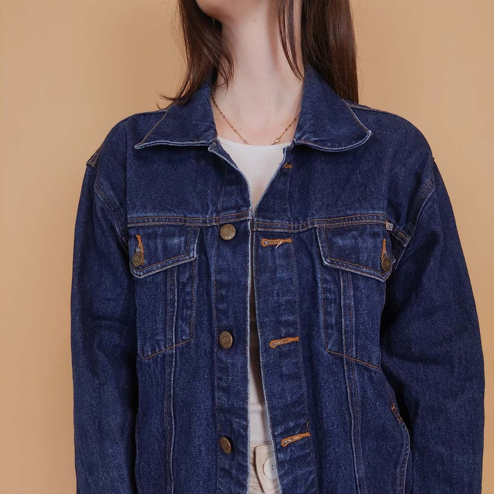 VIN-OUTW-34219 Vintage 90's style denim jacket M