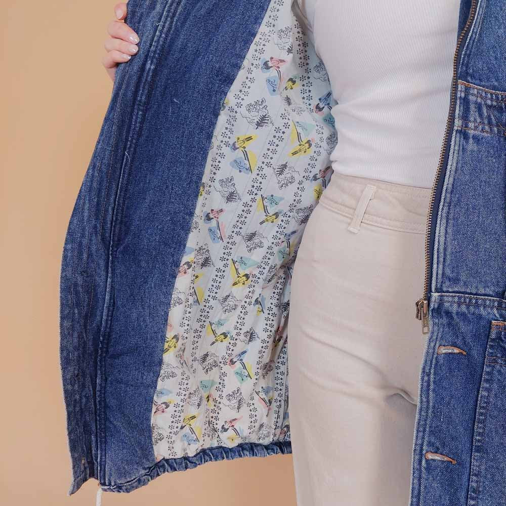 VIN-OUTW-34177 Vintage 90's style denim jacket S