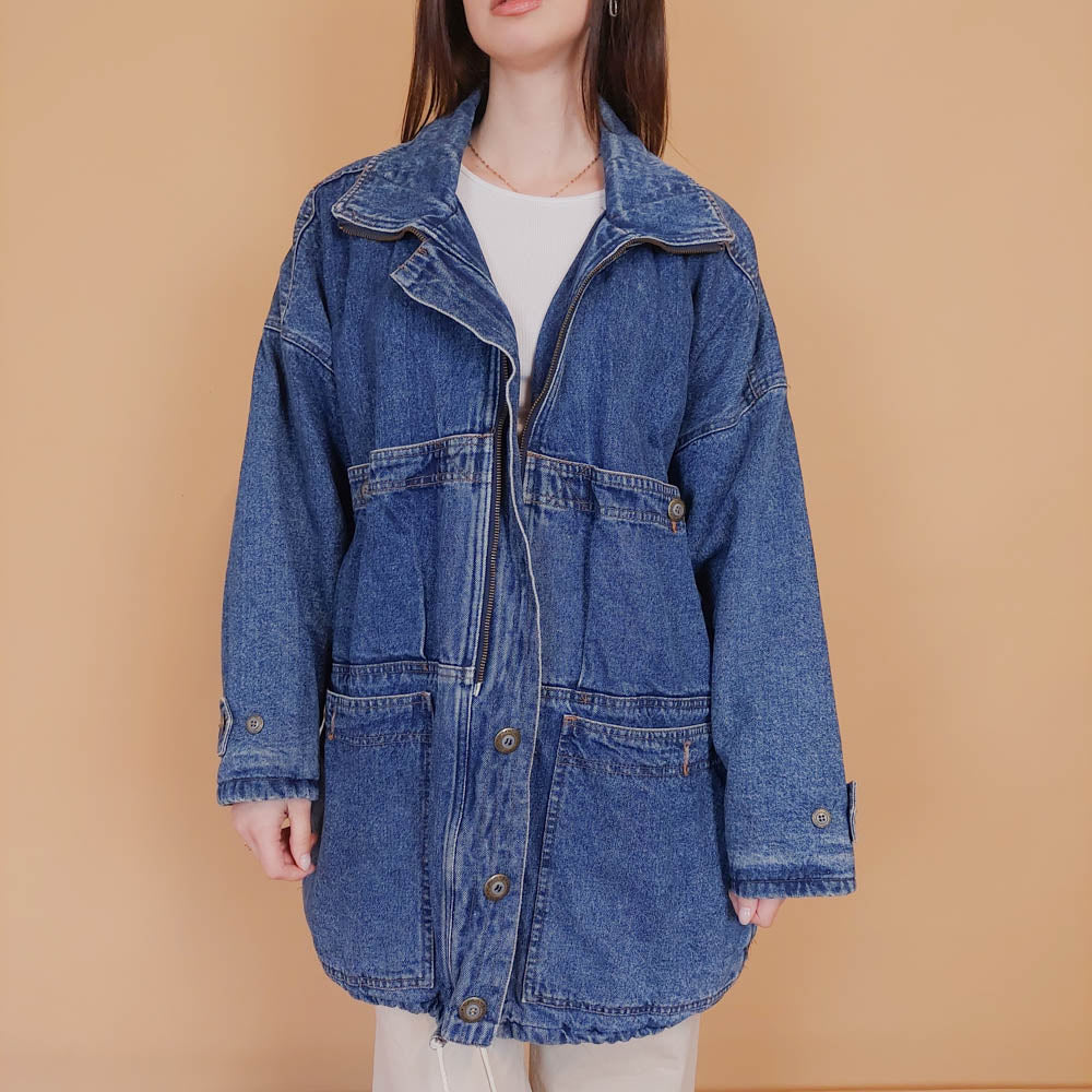 VIN-OUTW-34177 Vintage 90's style denim jacket S