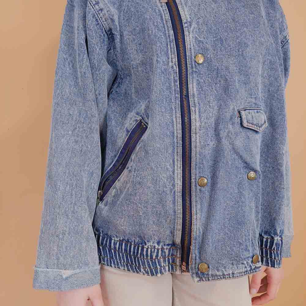 VIN-OUTW-34180 Vintage 90's style denim jacket M