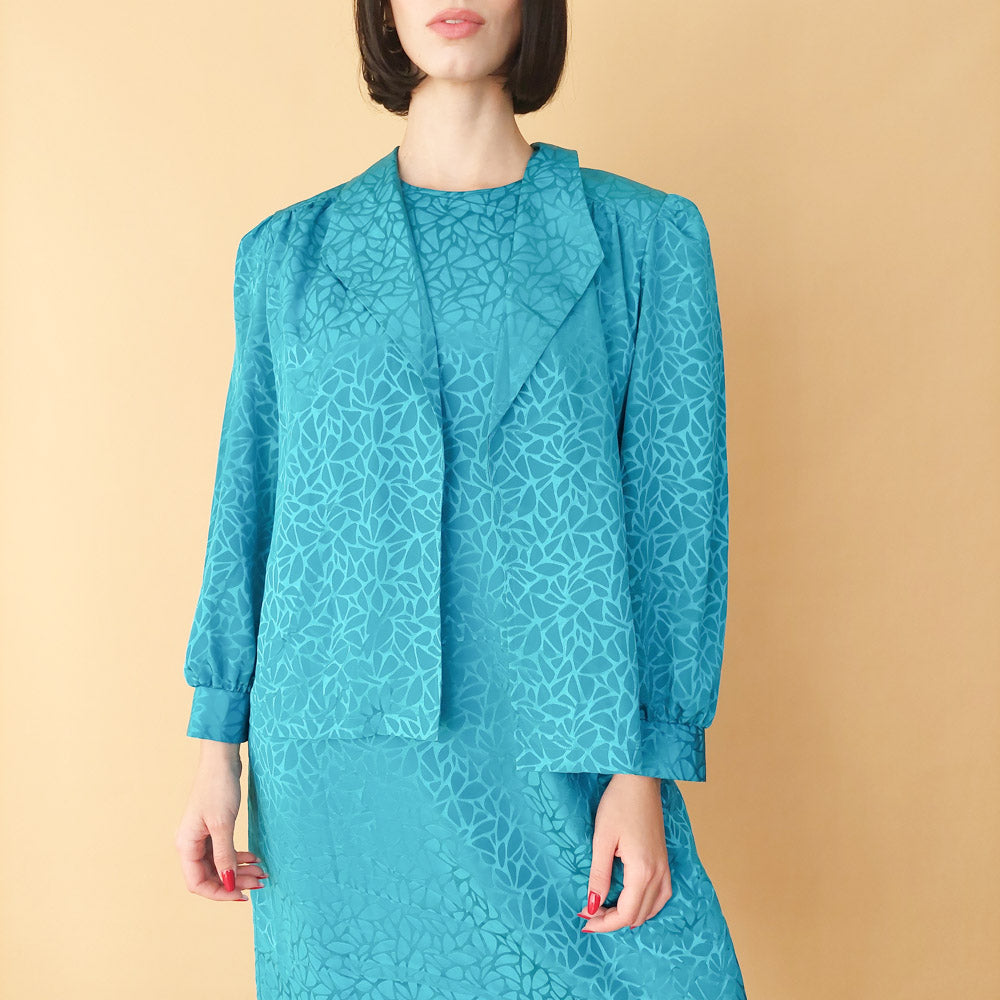 VIN-DR-25283 Vintage φόρεμα γαλάζιο XL