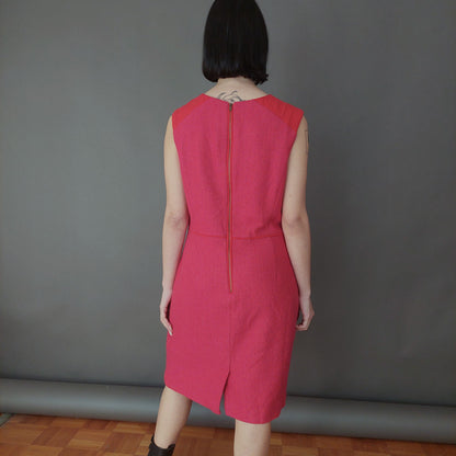VIN-DR-26237 Vintage φόρεμα κόκκινο L