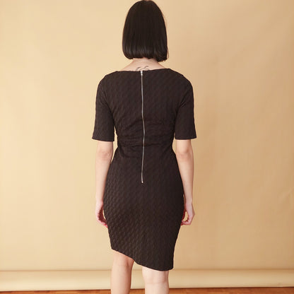 VIN-DR-25286 Vintage φόρεμα μαύρο S