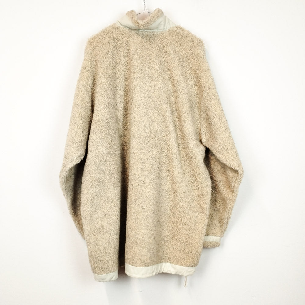 VIN-SW-30073 Vintage fleece μπλούζα μπεζ 2XL