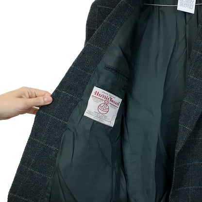 VIN-OUTW-35565 Vintage σακάκι μάλλινο Harris Tweed