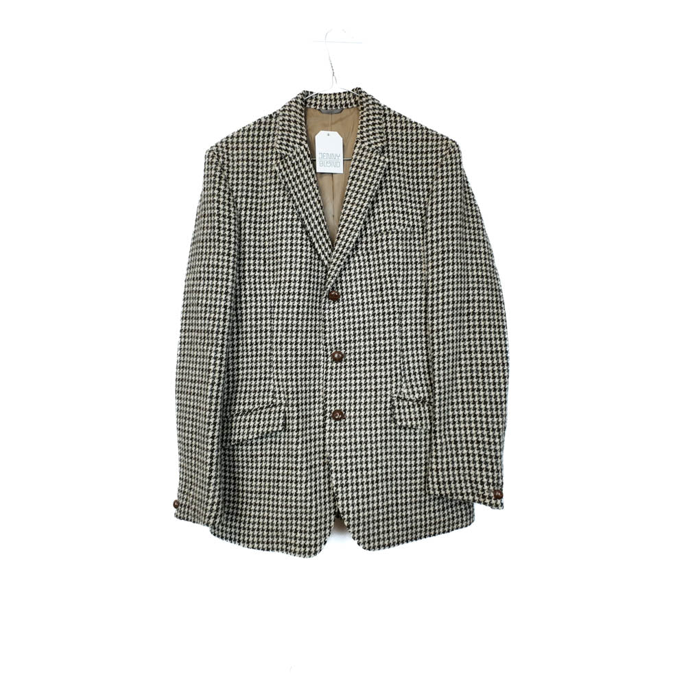 VIN-OUTW-35566 Vintage σακάκι μάλλινο Harris Tweed