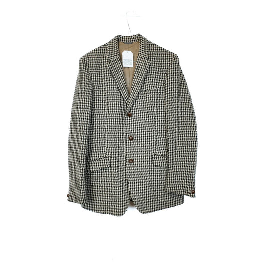 VIN-OUTW-35566 Vintage σακάκι μάλλινο Harris Tweed