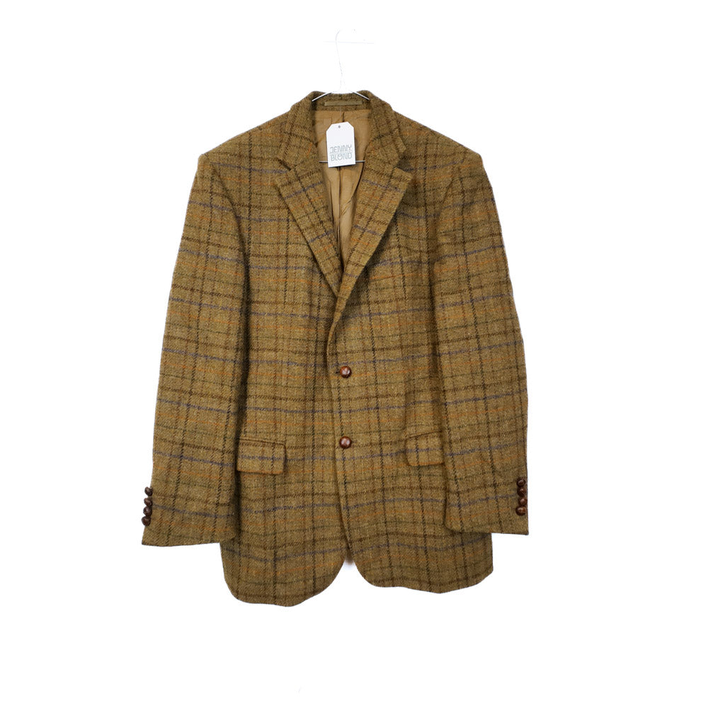 VIN-OUTW-35567 Vintage σακάκι μάλλινο Harris Tweed
