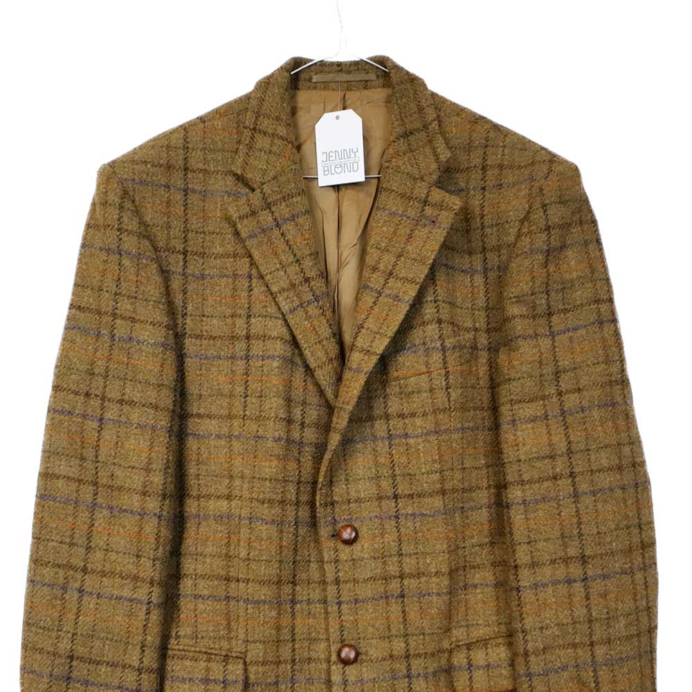VIN-OUTW-35567 Vintage σακάκι μάλλινο Harris Tweed