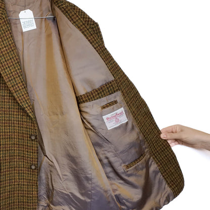 VIN-OUTW-35568 Vintage σακάκι μάλλινο Harris Tweed