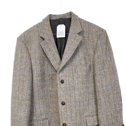 VIN-OUTW-35570 Vintage σακάκι μάλλινο Harris Tweed