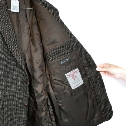 VIN-OUTW-35572 Vintage σακάκι μάλλινο Harris Tweed