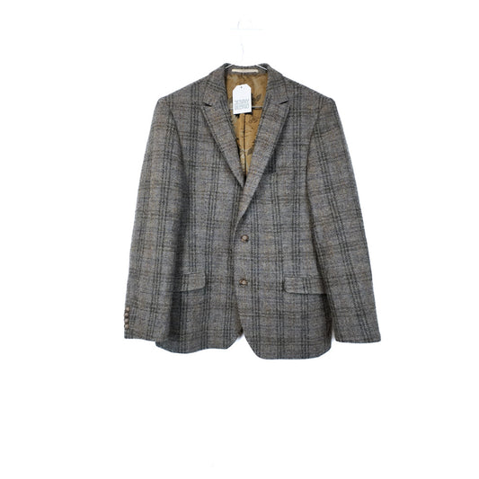 VIN-OUTW-35576 Vintage σακάκι μάλλινο Harris Tweed