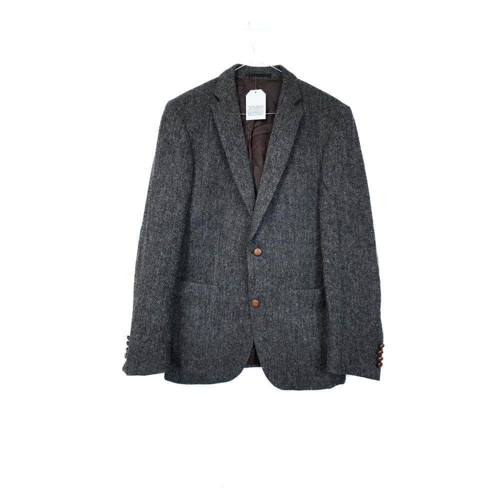 VIN-OUTW-35577 Vintage σακάκι μάλλινο Harris Tweed