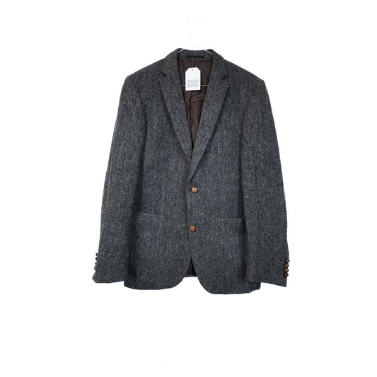 VIN-OUTW-35577 Vintage σακάκι μάλλινο Harris Tweed