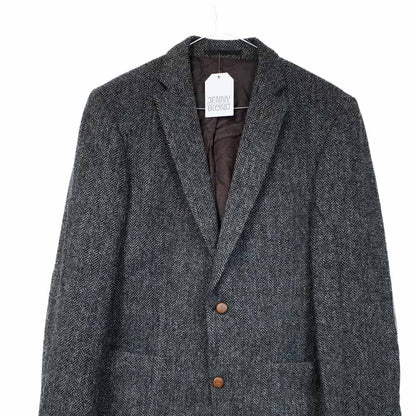 VIN-OUTW-35577 Vintage σακάκι μάλλινο Harris Tweed
