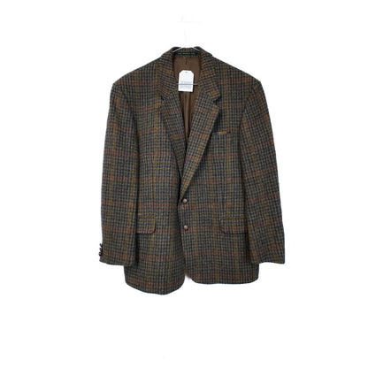 VIN-OUTW-35579 Vintage σακάκι μάλλινο Harris Tweed