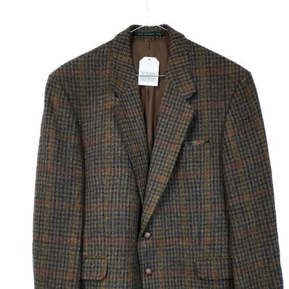 VIN-OUTW-35579 Vintage σακάκι μάλλινο Harris Tweed