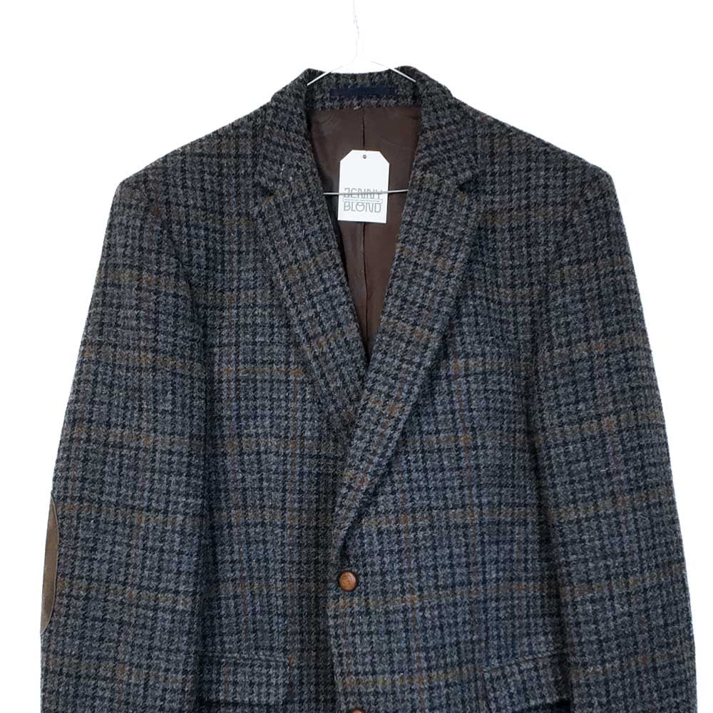 VIN-OUTW-35580 Vintage σακάκι μάλλινο Harris Tweed